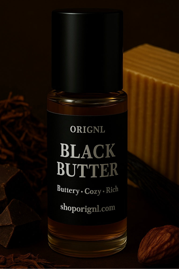 BLACK BUTTER | Buttery Vanilla, Warm Spice, Musk - Roll-On Oil