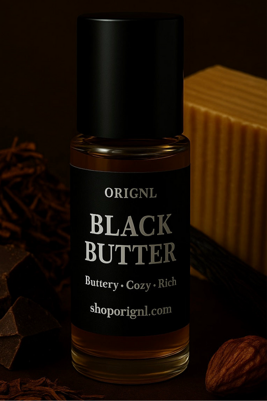 BLACK BUTTER | Buttery Vanilla, Warm Spice, Musk - Roll-On Oil