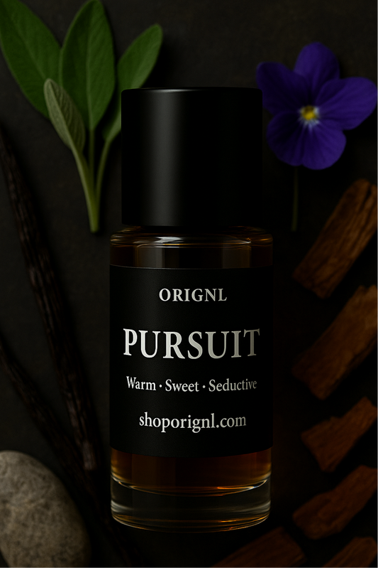 PURSUIT | Violet Leaf, Ginger, Woody Amber - Roll-On Oil