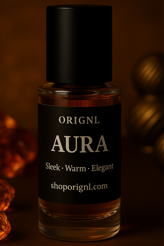 AURA | Warm Vanilla, Soft Spice, Elegant Woods - Roll-On Oil
